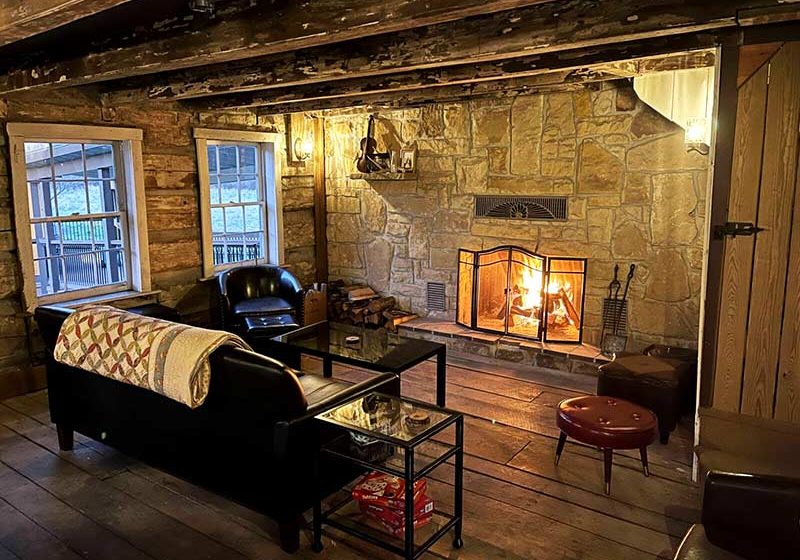 Cozy Evenings at the Log Cabin